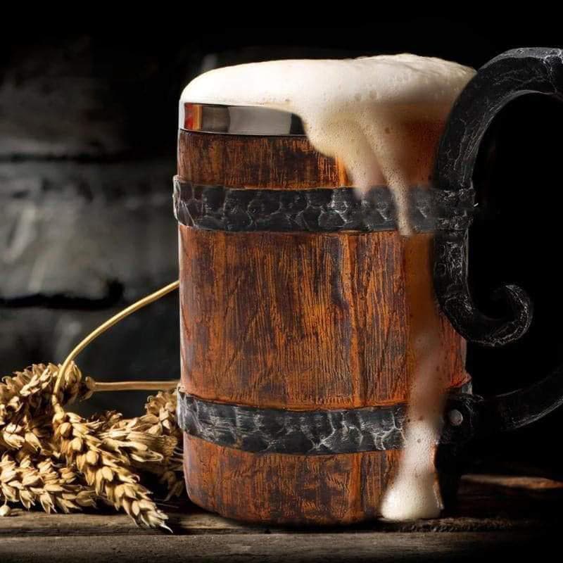Caneca Viking Rústica Térmica Multiuso