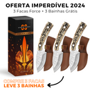 Faca Force Esparta™ - Acabamento Nobre (+ BAINHA)