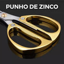 (COMPRE 1 LEVE 2) Tesoura Multifuncional Inox • Material Premium