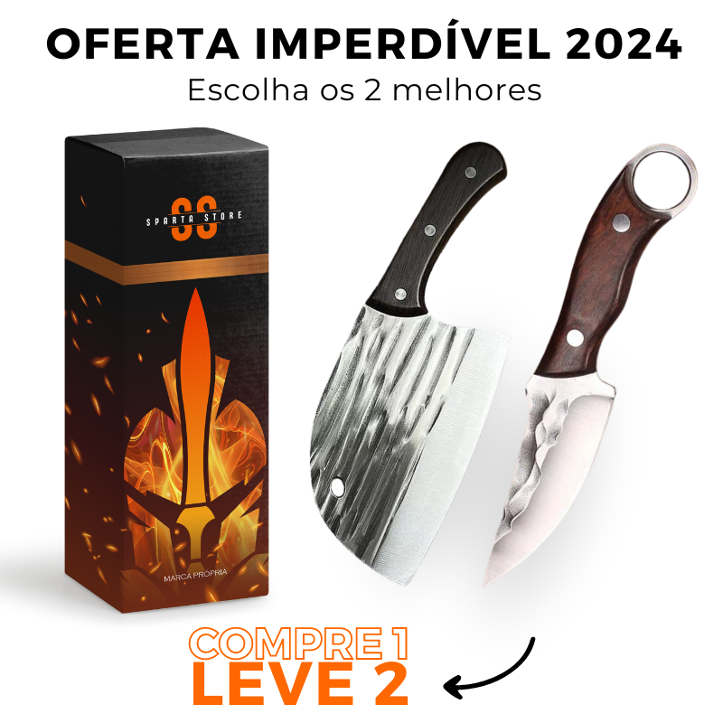 Monte seu Kit de Duas Facas por Apenas 149,90 + FRETE GRÁTIS