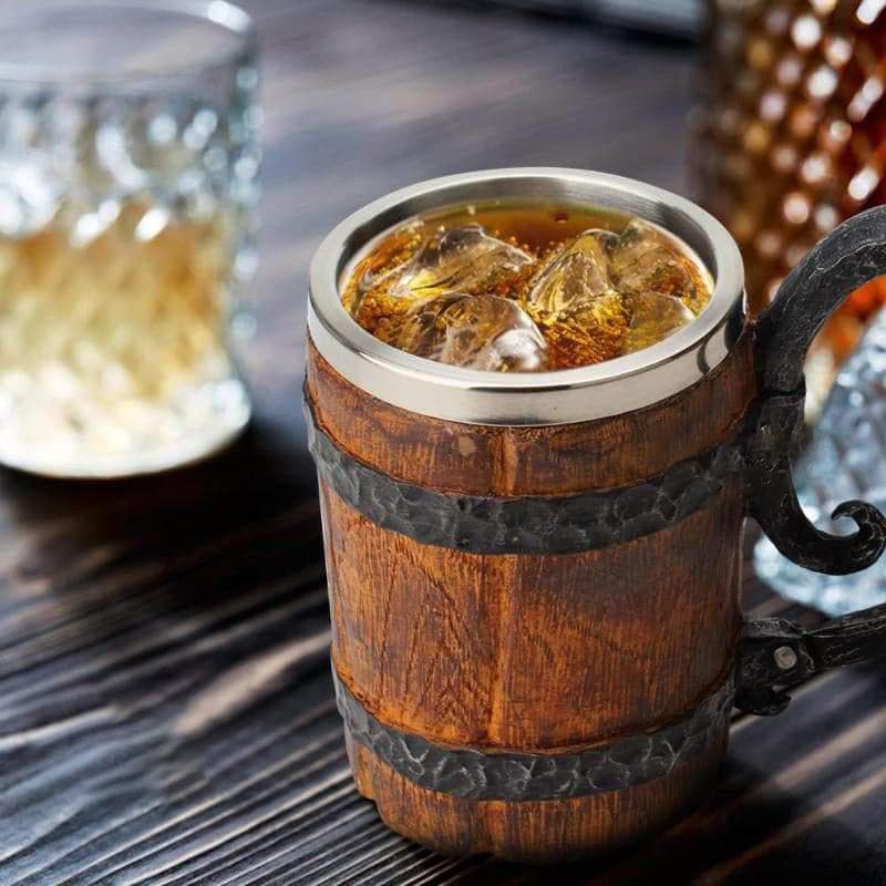 Caneca Viking Rústica Térmica Multiuso