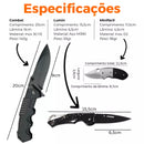 Kit Black Esparta • Canivetes 3 em 1 (+ FRETE GRÁTIS)