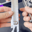 (COMPRE 1 LEVE 2) TitaniumTool • Estilete 6 em 1 de Inox Puro