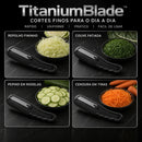 (COMPRE 1 LEVE 2) TitaniumBlade™ • Fatiador de Legumes Multiuso